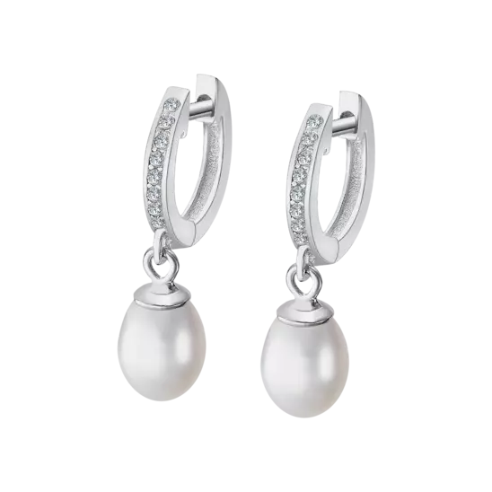 Brincos Lotus Silver Pearls | LP3413-4/1
