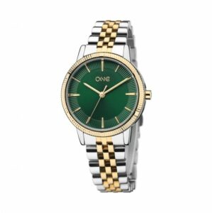 Relógio One Splendora Bicolor Green Dial | OL9586VB41L
